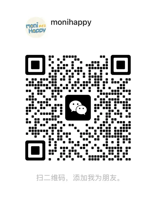 Moni Happy WeChat QR code