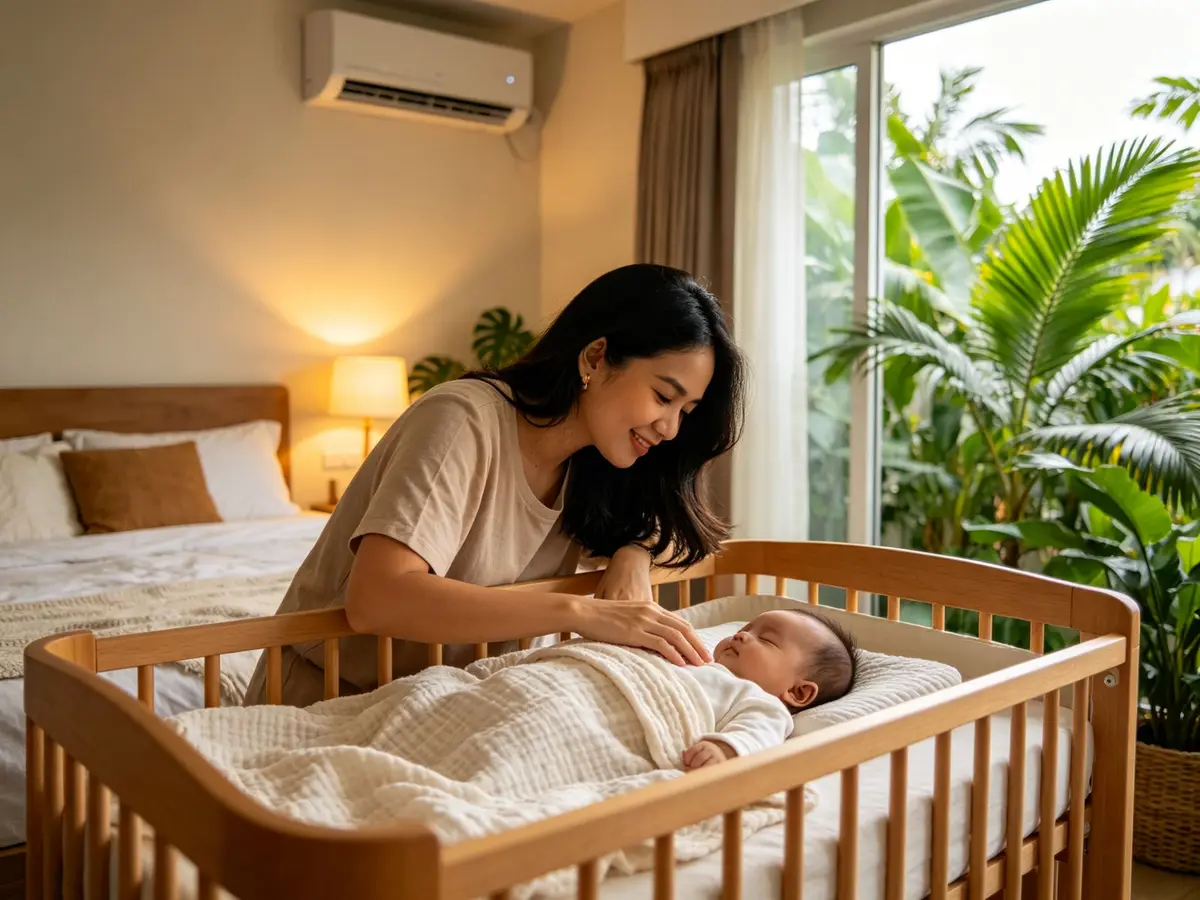 Baby Sleep Guide in Southeast Asia: Best Aircon Temperature, Mosquito & Heat Rash Tips