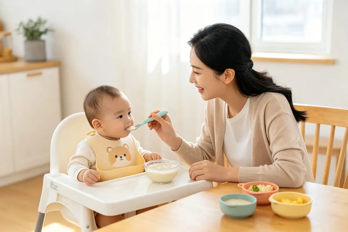 Baby Solid Food Guide: When to Start, What to Feed First & Allergy Tips for 6-12 Months