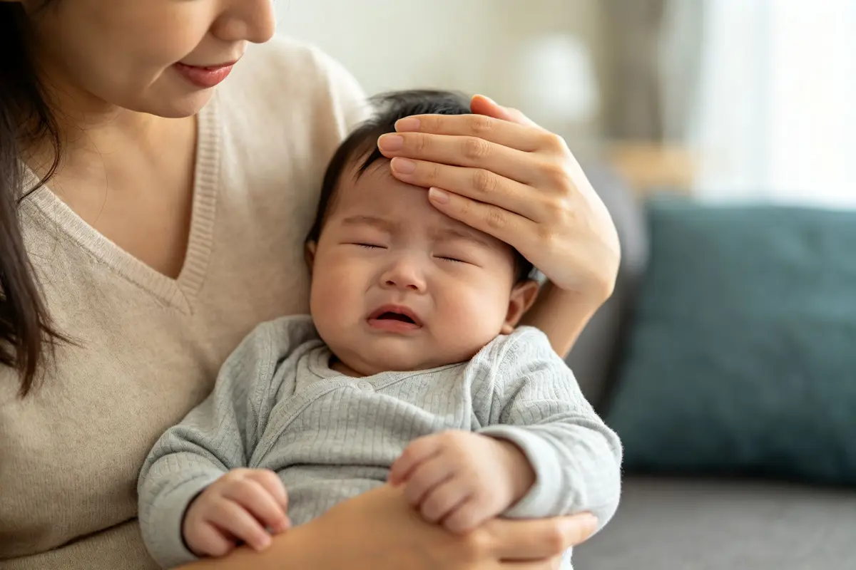 Baby Cold & Runny Nose: What Actually Helps and When to Worry