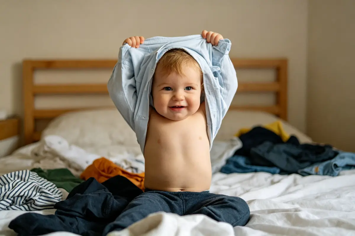 Toddler Dressing Themselves: How to Survive Morning Battles