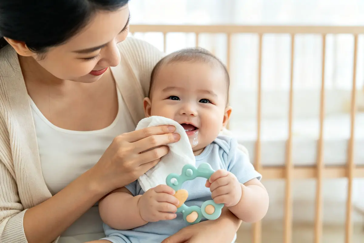Baby Drooling & Teething Rash: Causes, Prevention & Soothing Care