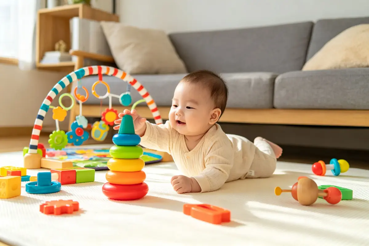 Baby Play & Motor Development: Age-Appropriate Activities & Toys 0-12 Months