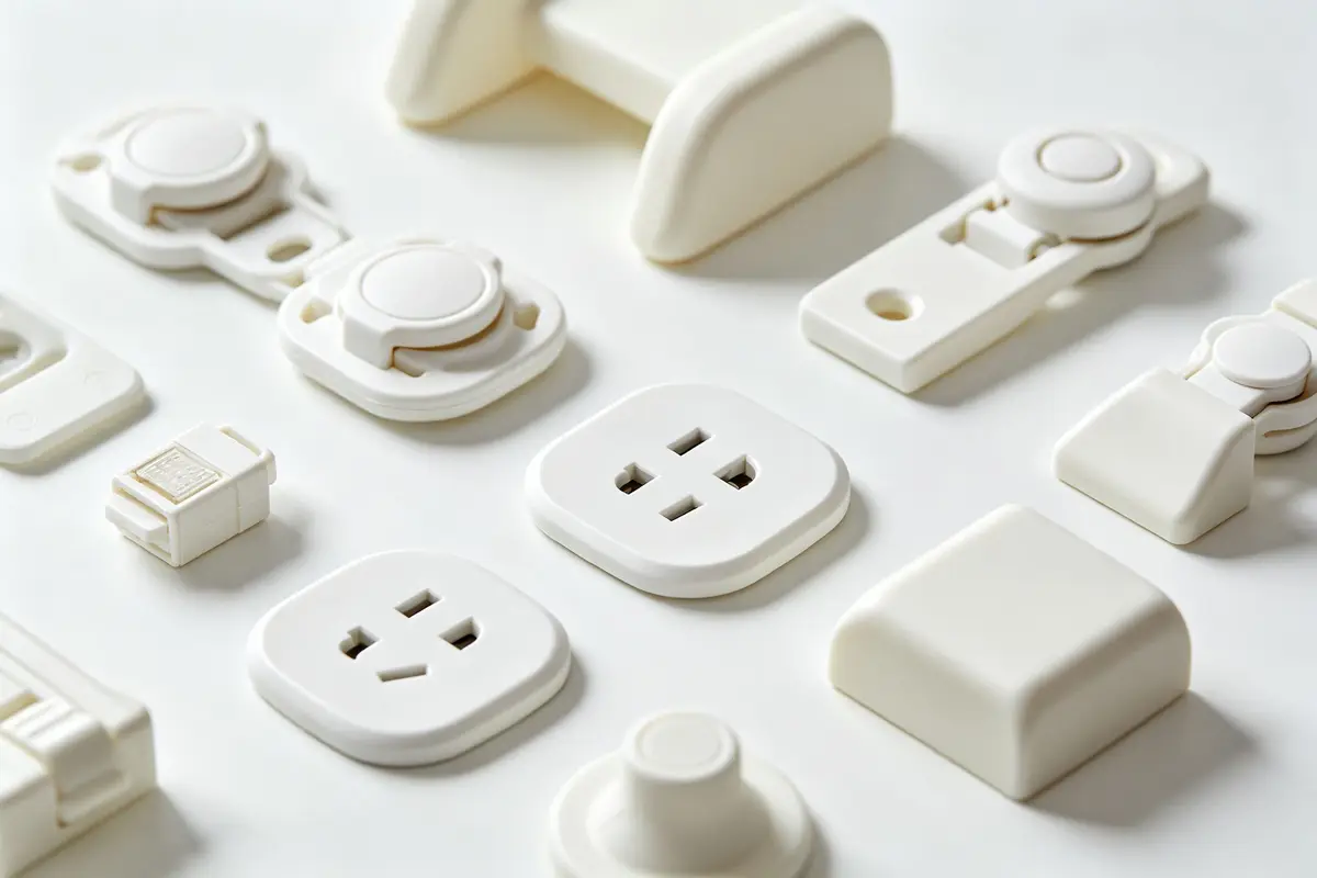 Child safety products: outlet covers, cabinet locks, corner guards