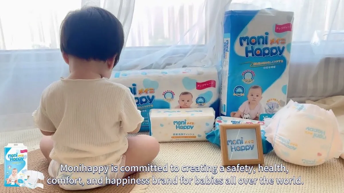 Moni Happy Baby Diaper — video still