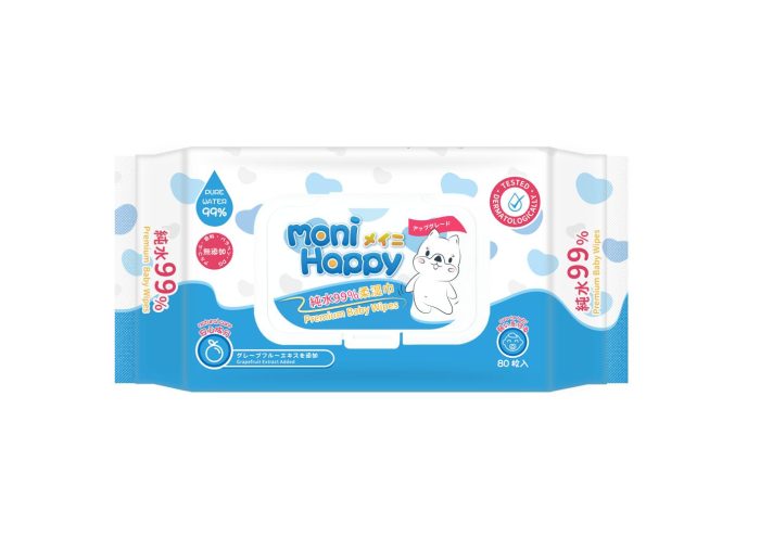 Moni Happy Baby Wipes 99% pure water - Image 4